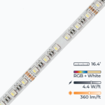 W-Series LED Strip Light - Ultra Bright - RGBW 4-in-1 Color Changing