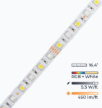 W-Series LED Strip Light - Ultra Bright - RGBW Color Changing