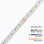 W-Series LED Strip Light - Ultra Bright - RGBW Color Changing