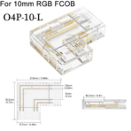 5mm 8mm 10mm L-Shaped COB LED Corner Connectors, 2/3/4Pin Seamless Splice Connectors for RGB CCT COB Light Strip, No Dark Area, 10PCS Per Pack - Image 11