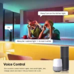 5V USB 5050 RGB Smart LED Strip, Tuya WiFi TV Backlight with Alexa Google Home Voice Control - Image 4